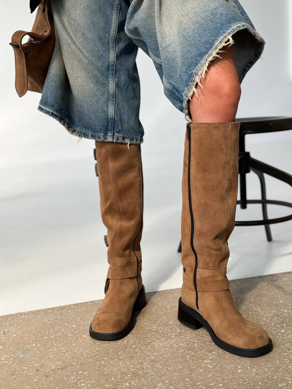 Quorain Sandy Tall Boots