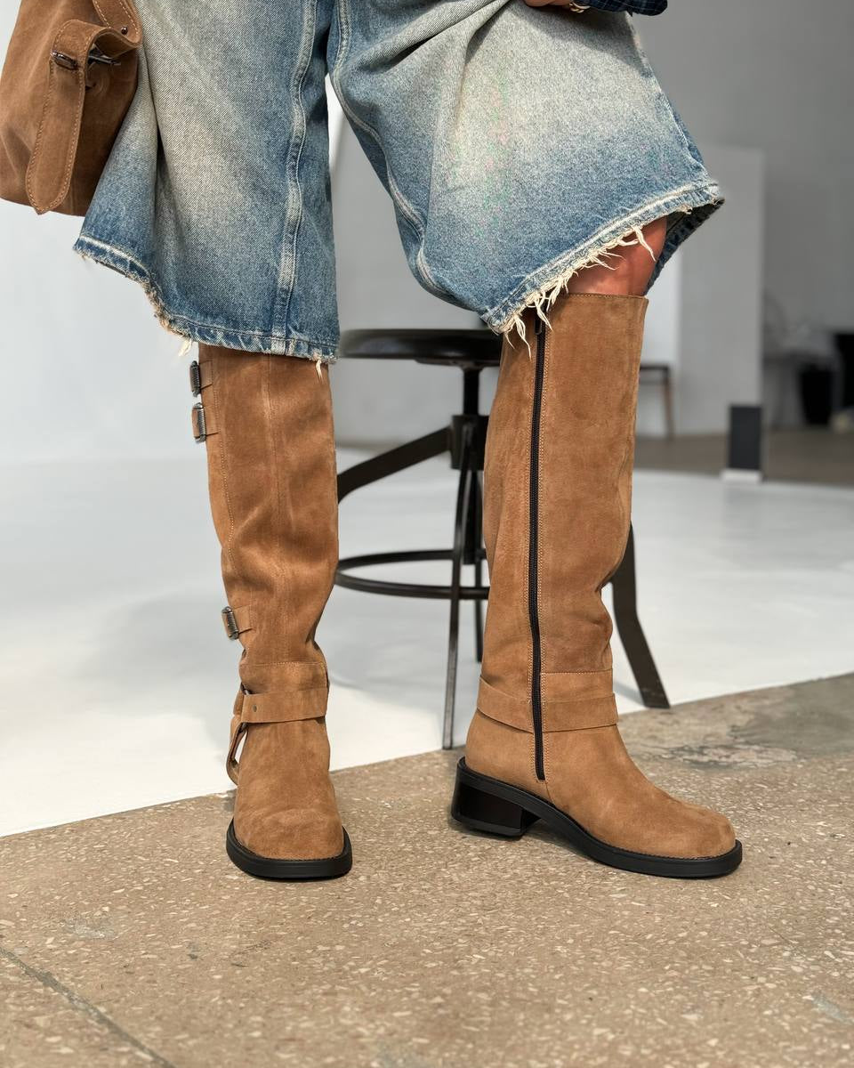 Quorain Sandy Tall Boots