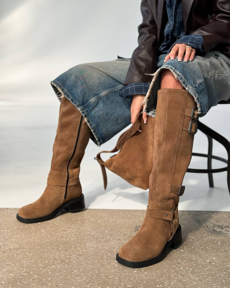 Quorain Sandy Tall Boots