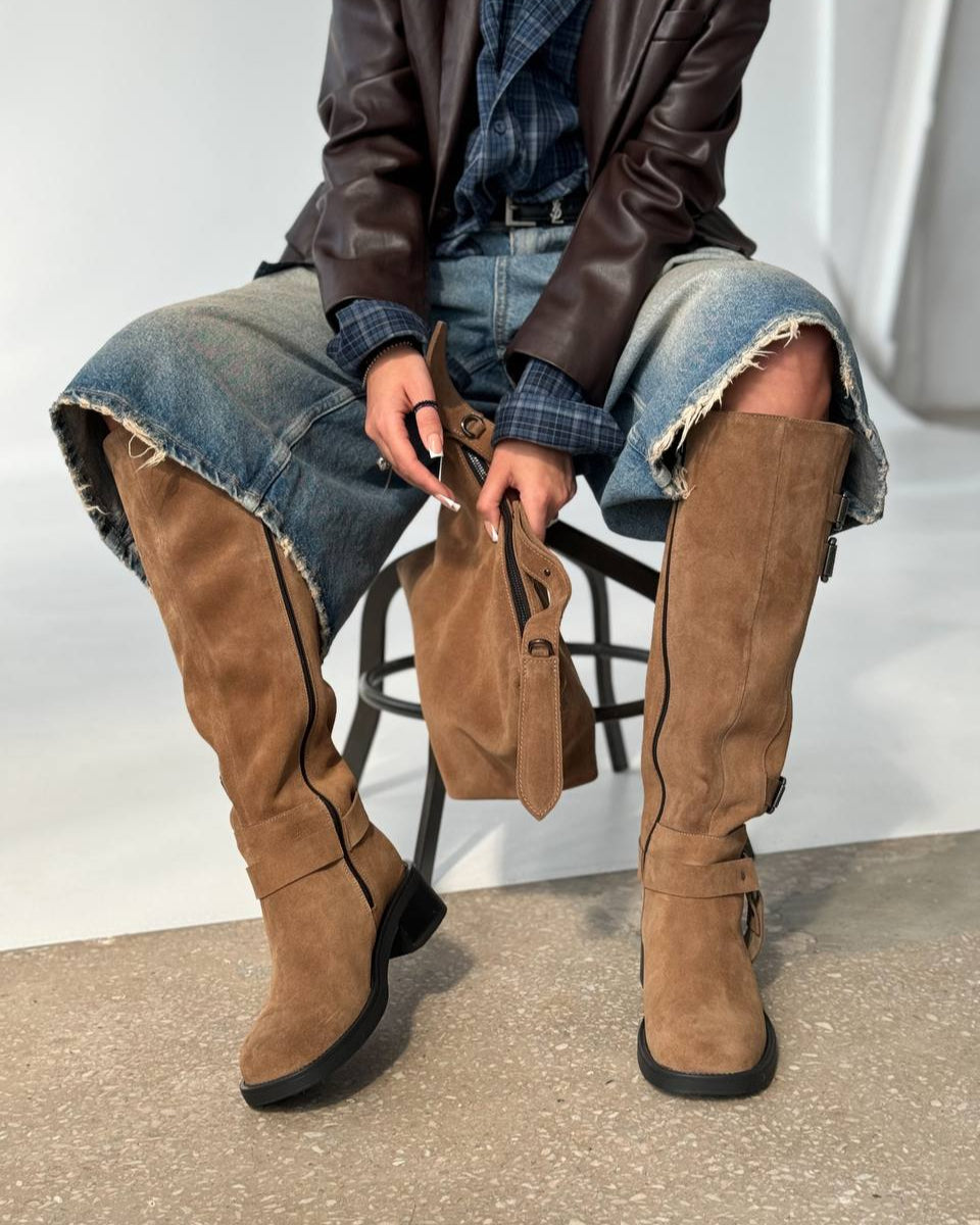 Quorain Sandy Tall Boots