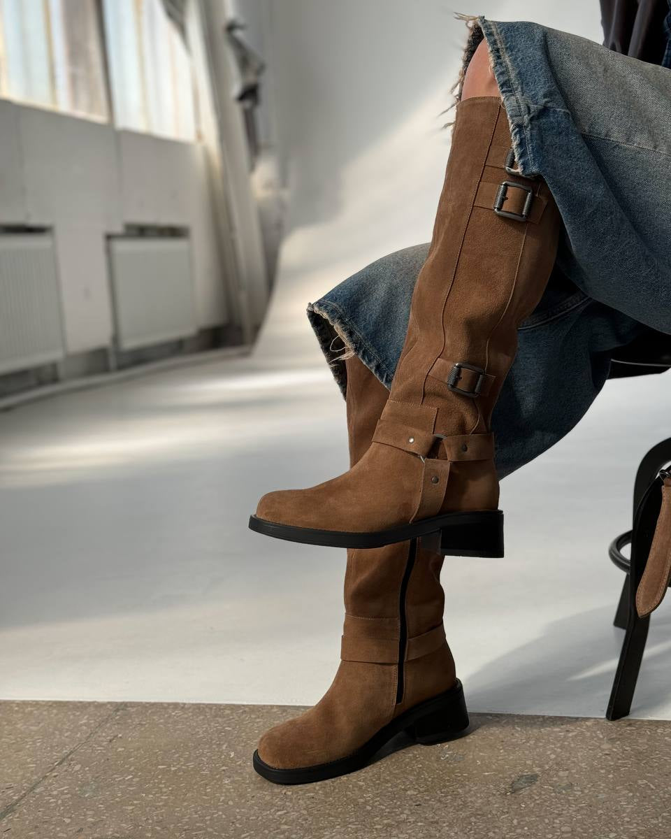 Quorain Sandy Tall Boots