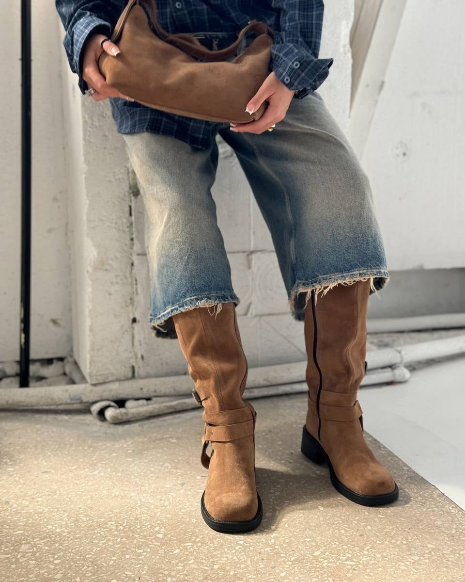 Quorain Sandy Tall Boots