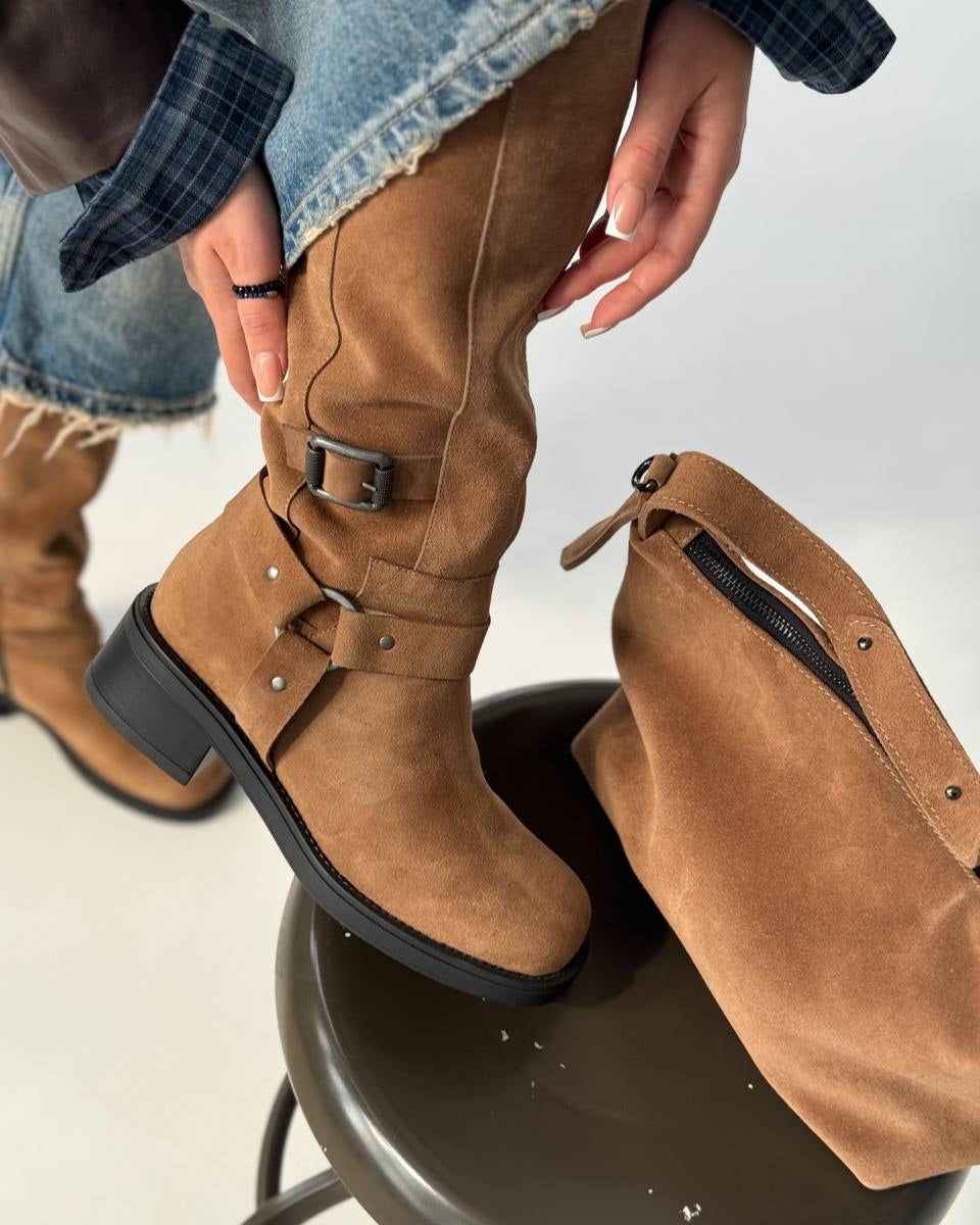 Quorain Sandy Tall Boots