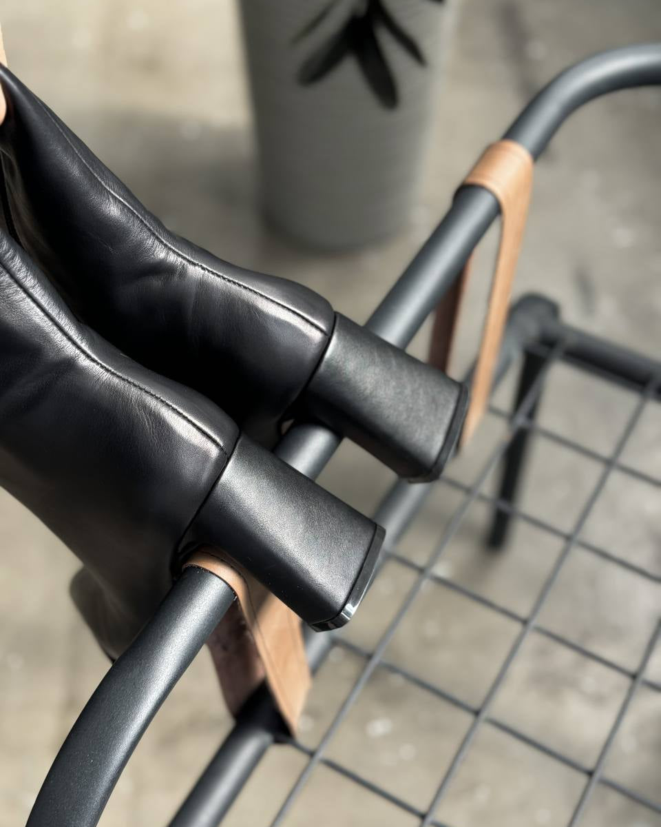 Sable Black Tall Boots