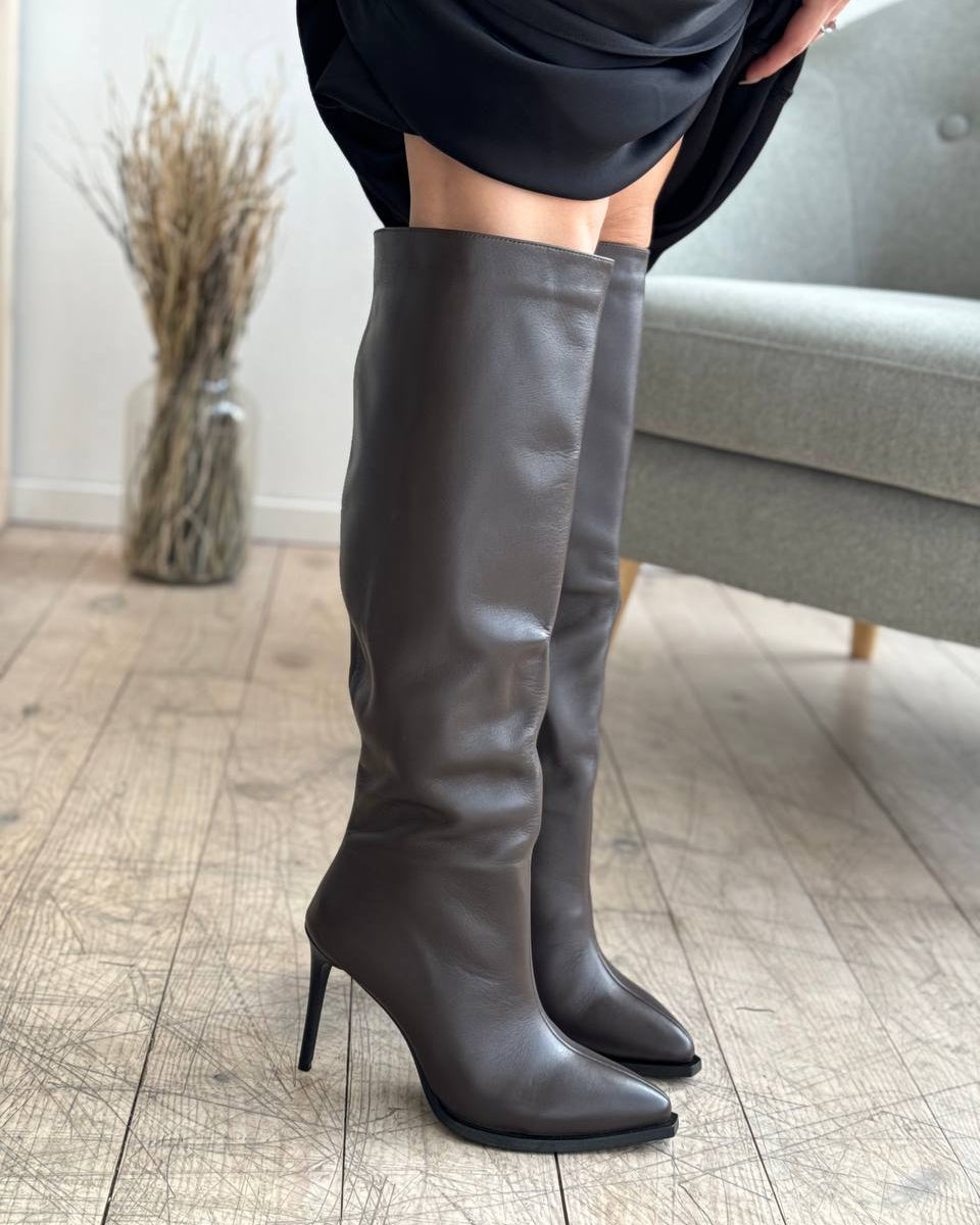 Valen Espresso Stiletto Boots