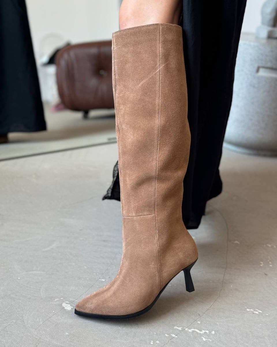 Velmere Sandy Tall Boots