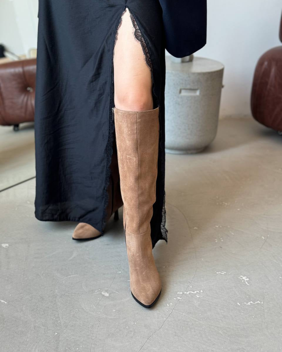 Velmere Sandy Tall Boots