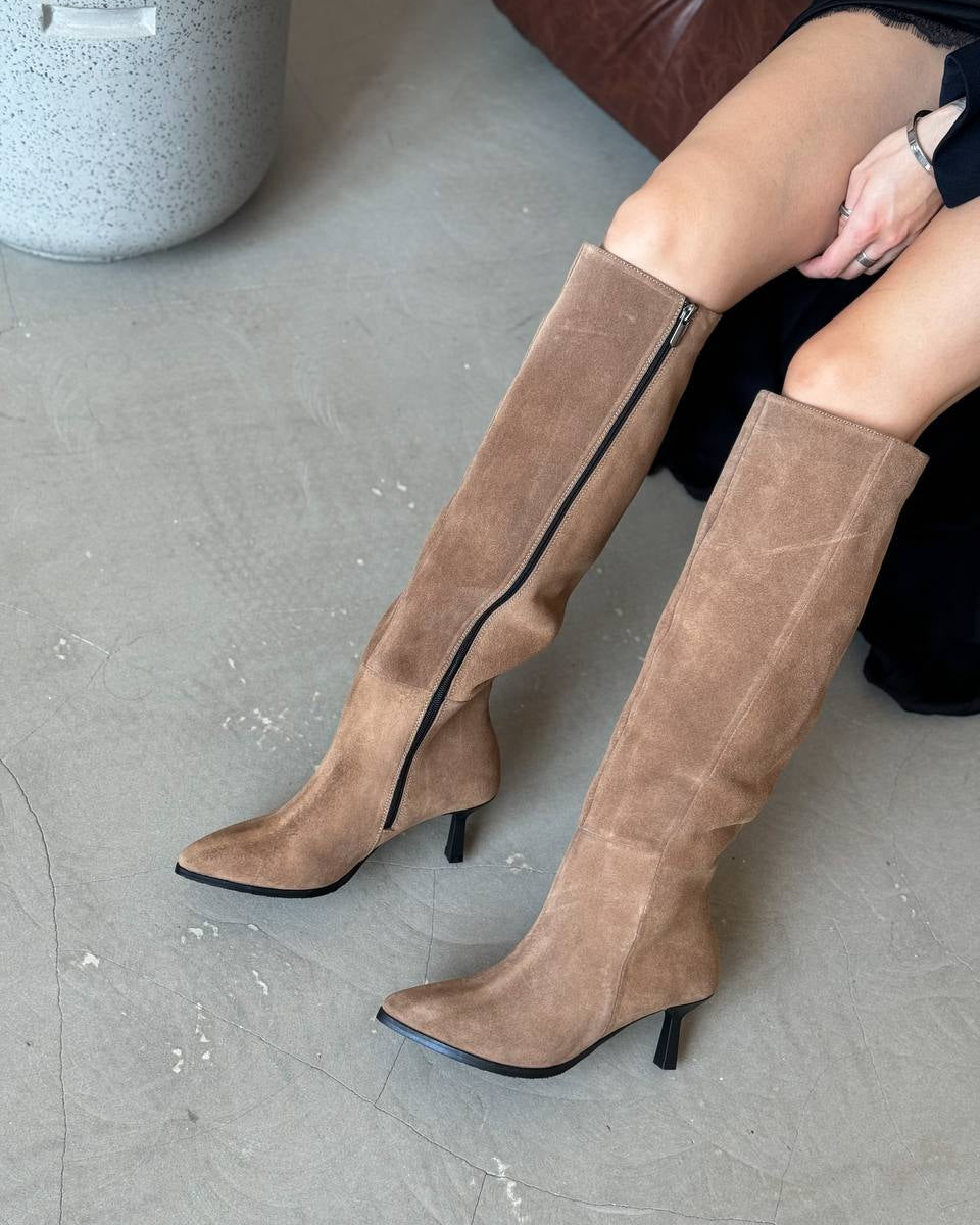 Velmere Sandy Tall Boots