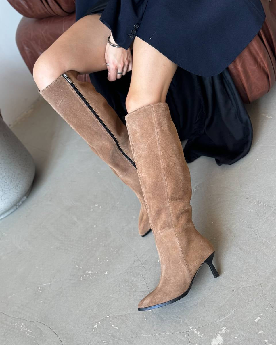 Velmere Sandy Tall Boots