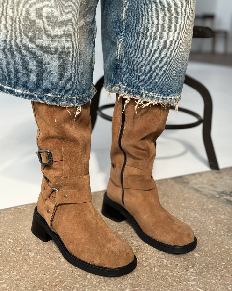 Quorain Sandy Tall Boots